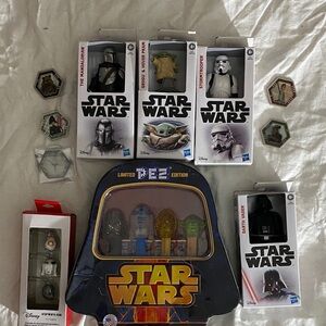 Star Wars Action Figure Set - Black, White, Green